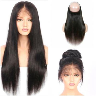 China Transparent Silky Straight Wave Wig Lace Hair Wigs Preplucked Full Lace Hair Wig For Women Raw Color Hd Lace Wig Hair Wholesale for sale