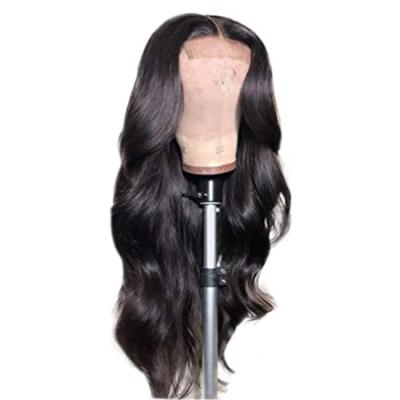 China Original Pure Natural Virgin Hair 10a Human Hair 150 Density Cuticle Aligned 13x6 Bodywave Hd Transparent Lace Frontal Wig With Babyhair for sale