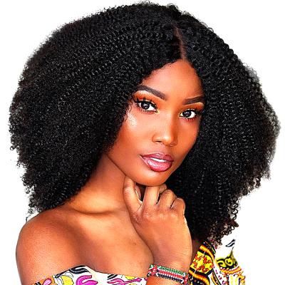 China 100% Kinky Curly Afro Virgin Human Hair 3 Bundles Hair Weave 100% Natural Curly Brazilian Remy Human Hair Bundles Extensions 8 16inch Double for sale