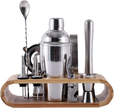 China Morden Manufacture Provide Customized 12-Piece Bartender Kit Cocktail Shaker Set for sale