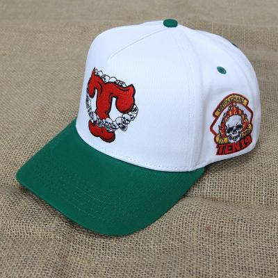 China COMMON Logo Hat Cotton Twill Fabric Structured Custom Embroidery 5 Panel Curved Brim Baseball Cap Hat for sale