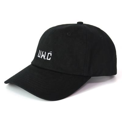 China COMMON Cheap Price MOQ Custom Embroidery Logo 6 Panel With Metal Buckle Adjustable Dad Hat Baseball Cap With Embroidery Logo for sale