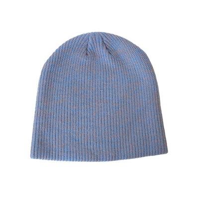 China Factory direct wholesale high quality unisex common NO logo skull hat winter brim wool knitted warm beanies hat for sale