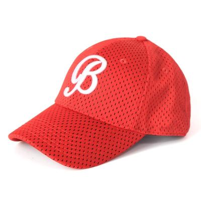 China New fashion laser holes light weight COMMON high quality quick dry fabric structured hats baseball caps for hunting fishing for sale