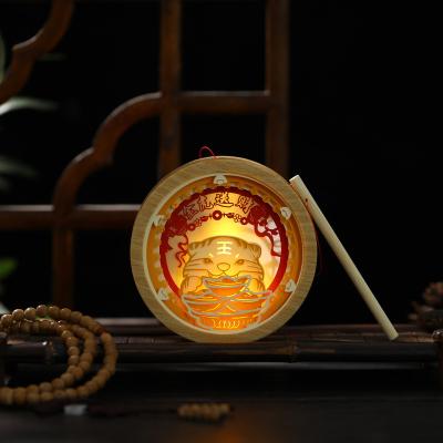 China China New Style New Year Tiger Lights Home Garden Decorative Chinese Christmas Holiday Led Light 3d for sale