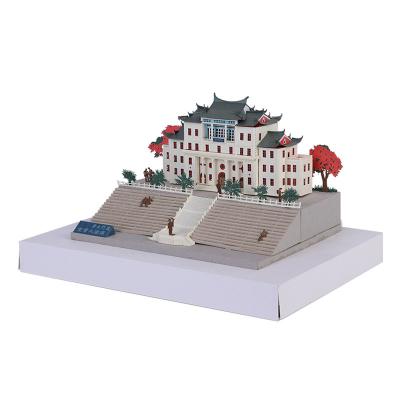 China 3D Loose Leaf Notepads Novelty Vintage Buildings Best Christmas Gifts Paper Notebook for sale