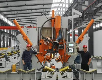 China Diâmetro 60~600mm, comprimento 12000mm Máquina de soldadura por fechamento de postes de luz CNC à venda