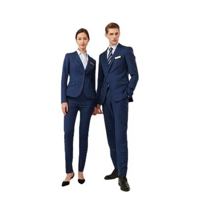 China Plus Size Professional Wear Custom Made Mens And Womens Suits Bank Staff Formal Work And Trouser Suits Suits Wedding Man Clothes for sale