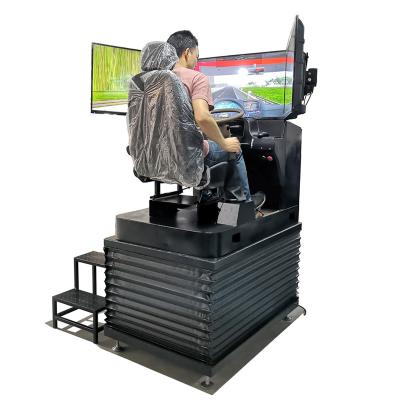 China Driving School / Amusement Park Three Degrees Of Freedom Driving Simulator Driving Simulator Training for sale