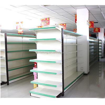 China Super quality double sided gondola shelving supermarket shelf, gondola shelf shop shelves for retail store for sale