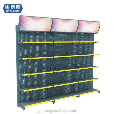 China Double Sided Heavy Duty Supermarket Rack Store Supermarket Shelving Systems Shelves For Sale for sale