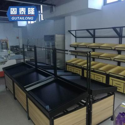 China Double Sided Hot Sale Supermarket Shelf Display Stands Vegetable And Fruit Display Rack Series for sale