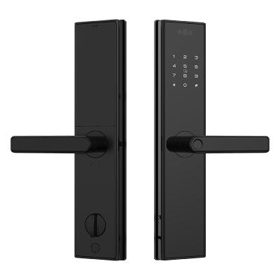 China Office Hotel Apartment Home High quality selling smart lock door waterproof outdoor fingerprint IC card intelligent lock for home and apartment for sale