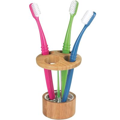 China 2021 Sustainable Hot Selling Eco-friendly 100% Biodegradable Bamboo Hotel Bathroom Toothbrush Holders. for sale