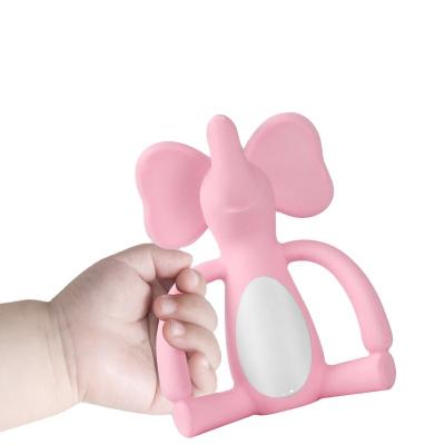 China 100% Cute Baby Silicone Food Grade Silicone Baby Elephant Teether Mambobaby Soft Animal Chew Teethers Play Food Grade Baby Silicone Newborn Toy for sale