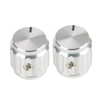 China High quality oven 6mm metal brass aluminum knob amp knobs solid potentiometer dj control knobs for sale