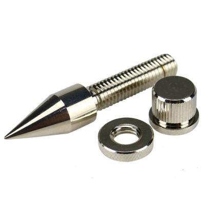 Κίνα Stainless Steel Speaker Stand Spikes Cnc  Pad Kit Speaker Foot Spike Base προς πώληση