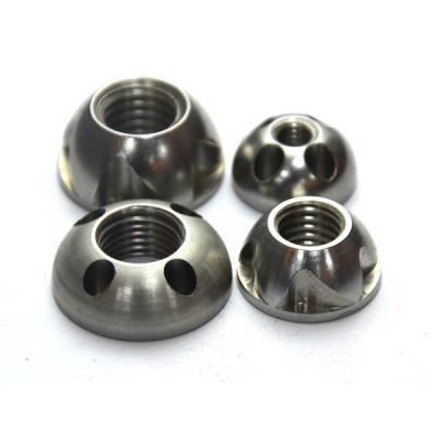 China Stainless Steel CNC Machining Spare Parts Anti-Theft Nuts Tamper Proof M6 M8 M10 M12 Security Nuts for sale