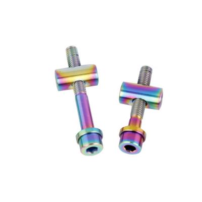 Cina Mountain Bike Split Rim Bolts TC4 Titanium Hex Socket Rod Bicycle Fixing Screw in vendita