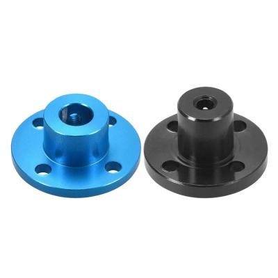 China Anodized Motor Cnc Machining Spare Parts Guide Shaft Rigid Flange Coupling For Diy Parts Te koop