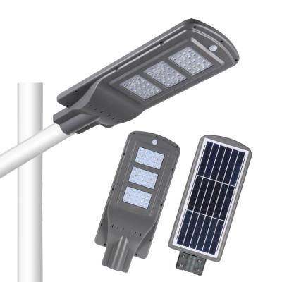 China ROAD top led street light ABS 90w led solar lamp solar street light with double arm à venda