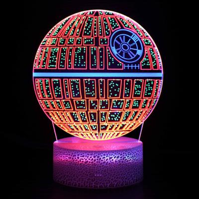 China Modern Colorful 3D Led Night Light for sale