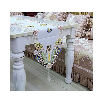 China Factory price modern polyester embroidery fabric for tablecloth for home textiles for sale