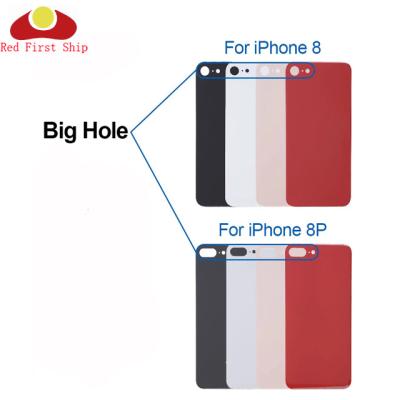 China For iphone X XS 12 pro Max Back Glass Panel Big 8 Hole Housing Battery Door 11 pro 12 max Mini Back Cover Real Replacement for iphone 12 pro 11 X XS 8 plus max for sale