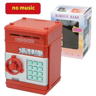 China Cute money bank custom gift cartoon automatic children's toy, creative atmosphere music roll money piggy bank for sale