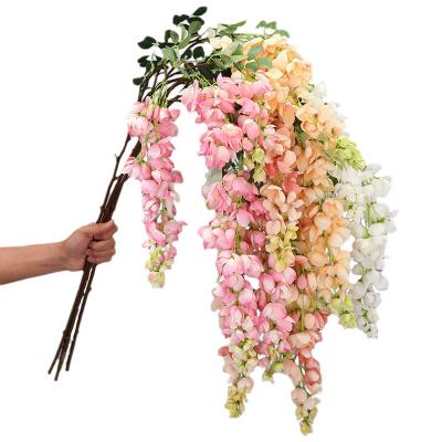 China The Celebration High Quality Cheap Bulk, Realistic Garden Plant Wisteria Artificial Flowers Outdoor Importers For Decoration for sale