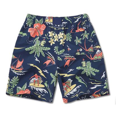 China Mens Swimming Trunks Breathable Swimwear Men Quick-Drying Breathable Male Printed Beach Shorts Trunk for sale