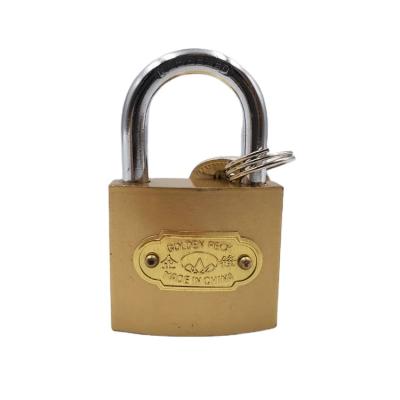 China 32mm Iron 32mm Paint Coating Iron Red Copper Bronze Brass Colored Imitated Custom Padlock for sale