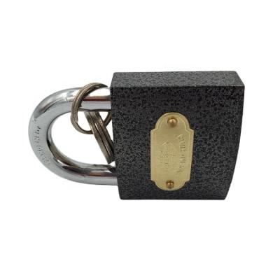 China Factory Black Travel Mini Small Powder Coating Iron 20mm Color Black Padlock With Engraved Logo Skin Card Padlock for sale