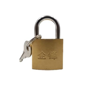 China 25mm Iron Painting South Africa Handbag Lock Set Brass Colorful Imitated Padlock for sale