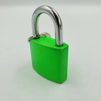 China Custom cheap colored iron high quality top security padlock iron 63mm doublel head for sale