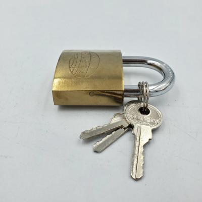 China 50mm Iron Color Gold Brass Titanium Painted Gold Colored Stamp Mark Cylinder Iron Electronic Plated Brass Padlock for sale