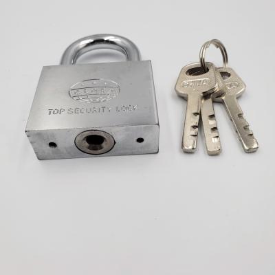 China Arched Iron 60mm Paddle Key Sheet Blade Best Nickel Plated Manufacturer Customized Lock Padlock for sale