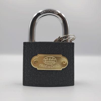 China Gray Iron 38mm Color Painted Brass Cylinder Padlock Fit For 4 Door Lock And 5 Door Lock for sale