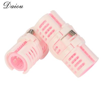 China PP Beauty Hair Roller With Clips PP Plastic Curling Core With Teeth Easy To Catch Tight Hair Beauty for sale