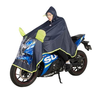 China Waterproof Windproof Hot Selling Full Body Rainstorm Prevention Women's Men's Motorcycle Riding Knitted Motorcycle Poncho Reusable Rain Poncho for sale