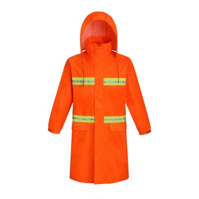 China Waterproof Windproof High Quality Rain Coat Working Clothes Rainwear Coat Wear-Resisting Waterproof One-Piece Raincoat Long Raincoat for sale