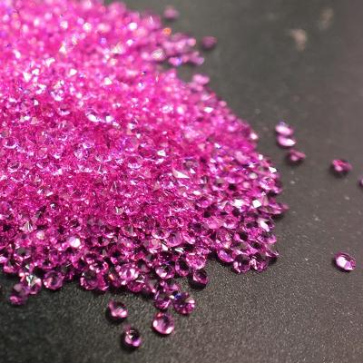 China Flatback CY 1.2mm Rose 3d Crystal Loose Colored Diamond Rhinestone for sale