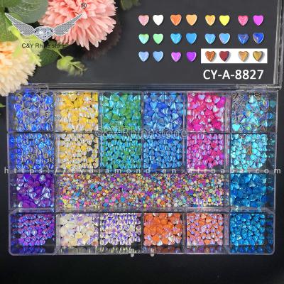 China Luxury Hot Difficulty Mix Size Crystal Stone Diamond Shape Non Nail D B2 Flatback Glass Rhinestone For Nails for sale