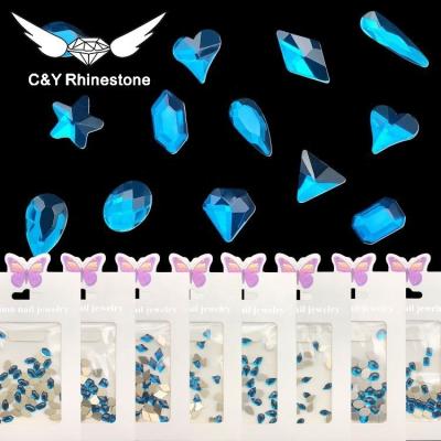 China Flatback C&Y in Crystal Non Hotfix Bulk Glass rhinestones running flat back for sale