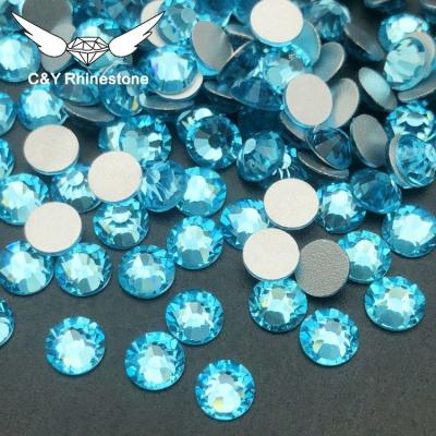 China Bulk Green Blue Glass Wholesale Hotfix Flatback ab Crystal Rhinestones ab Crystal Rhinestones Flatback CY no for sale