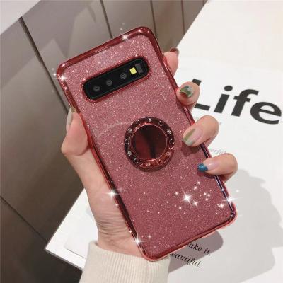 China Wholesale Mobile Accessories Shockproof/Soft/Washable Back Cover Luxury Cellphone Glitter Phone Case For Samsung S9 S7 Edge A520 Phone Case for sale