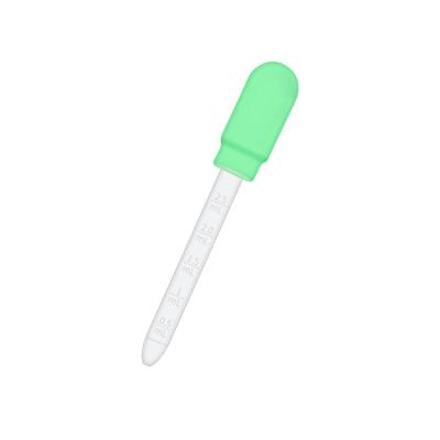 China Silicone Free Pipette Devices Device Child Driver Medicine Dropper BPA Baby Food Liquid Dropper for sale