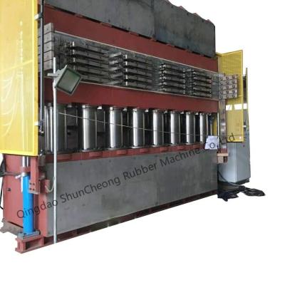 China Five Layer Plate Tire Tread Vulcanizing Press/Truck Tire Retreading Repairing Plant à venda