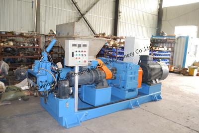 China EPDM Rubber Pellet Manufacturing Line For Rubberized Sports Tracks for sale