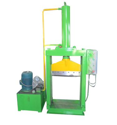 China Single Knife Hydraulic Press Bale Cutter / Rubber Cutting Machine for sale